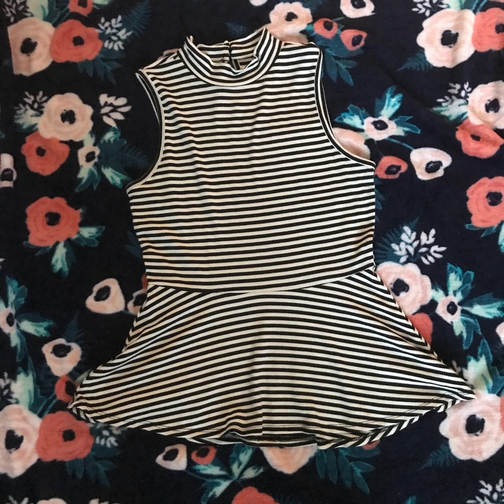 Mock Neck Peplum Tank